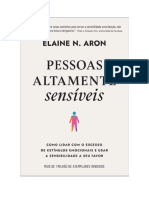 Baixar Pessoas Altamente Sensíveis PDF Grátis - Elaine N. Aron
