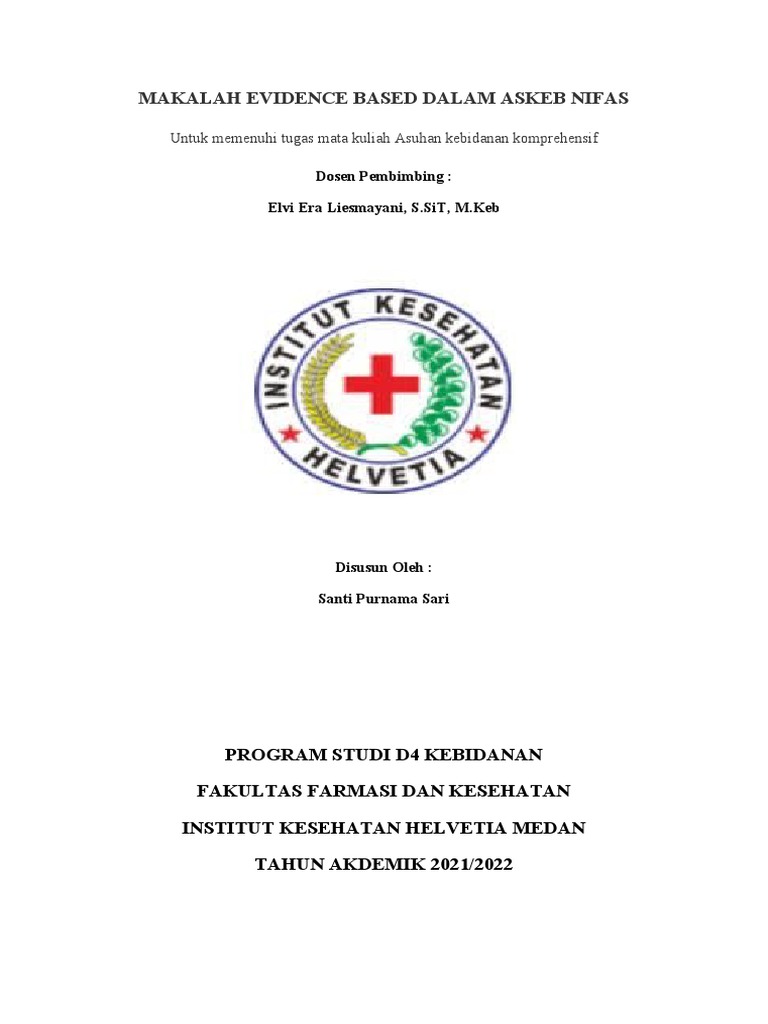 Evidence Based dalam Asuhan Nifas | PDF | Pengembangan Diri | Kesehatan ...