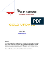 Gold Update: Bernie Doyle Investment Advisor