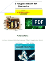 TF2105 Rangkaian Listrik Dan Elektronika: Dr. Suprijanto ST MT, IPM (SP)