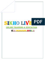 Sikho Live WebDesigning Book-1