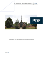GREATER MT SINAI BAPTIST Church Ministry Guidelines V1.4: GMSBC