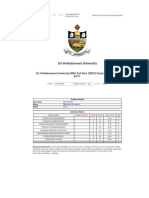 Sri Venkateswara University MBA 2nd Sem (CBCS) Exam Results Jul 2019