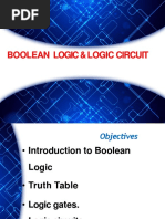 Boolean Logic & Logic Circuit