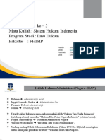 Inisiasi Tuton Ke - 5 Mata Kuliah: Sistem Hukum Indonesia Program Studi: Ilmu Hukum Fakultas: FHISIP