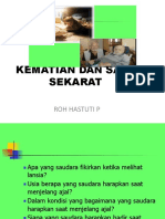 Kematian Dan Saat Sekarat