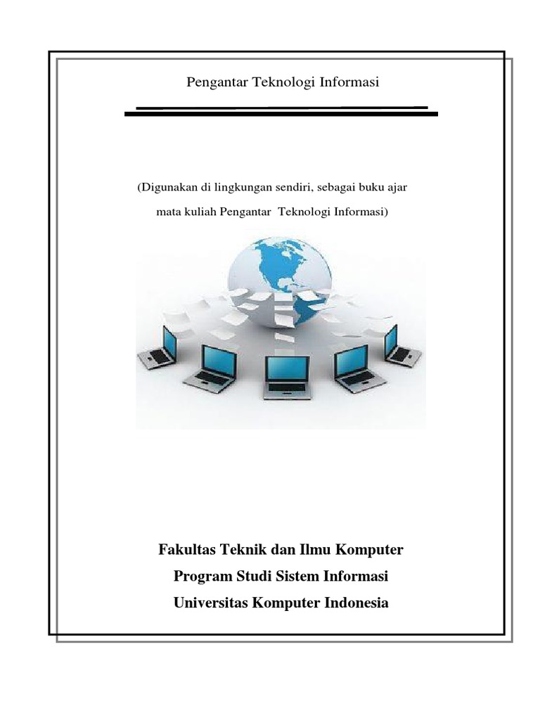 Pengantar Teknologi Informasi Fakultas Teknik Dan Ilmu Komputer Program ...