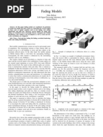 Fading Models: Fabio Belloni S-88 Signal Processing Laboratory, HUT Fbelloni@hut - Fi