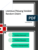 PDF Distribusi Peluang Variabel Random Diskrit PDF Compress