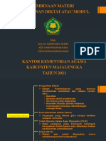 Pembinaan Materi Penyusunan Diktat Atau Modul