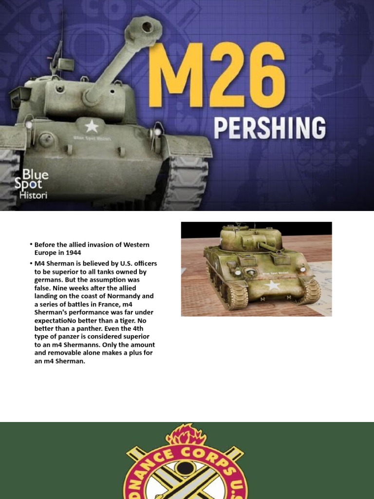 m26 Pershing | PDF | M4 Sherman | Tiger I