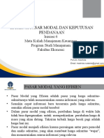 Materi 6 - Efisiensi Pasar Modal Dan Keputusan Pendanaan