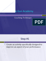 Top Gun Academy Teaching Progression