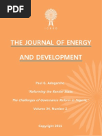 Download Reforming the Rentier State The Challenges of Governance Reforms in Nigeria by Paul G Adogamhe by The International Research Center for Energy and Economic Development ICEED SN54298361 doc pdf