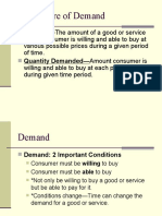 Demand-The Amount of A Good or Service