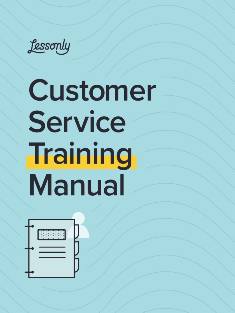 Lessonly Resources Customer Service Training Manual Template PDF