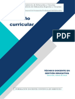 Proyecto curricular Técnico Docente en Gestión Educativa 2020