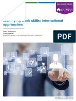 Identifying Work Skills: International Approaches: Gitta Siekmann Craig Fowler