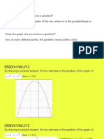 Gradient of A Curve