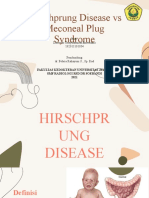 HIRSCHPRUNG VS MECONEAL PLUG