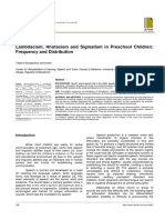 Lambdacism, Rhotacism and Sigmatism in Preschool Children: Frequency and Distribution