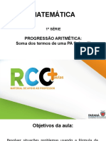 1serie 87 Progressão Aritmetica Soma Dos Termos Pa Finita Iii