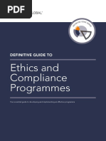 Definitive Guide to Ethics and Compliance Programmes