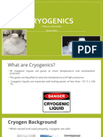 Cryogenics: P Bhavya Teja Reddy 1810110160