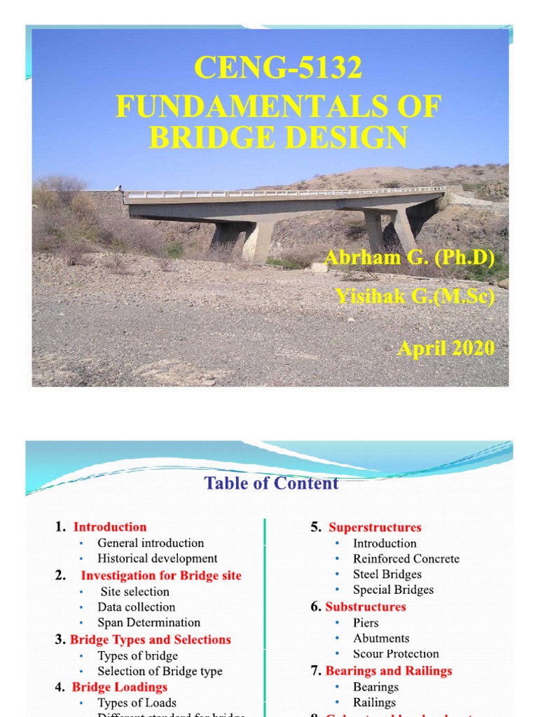 2020 AYT Bridge Design Fundamentals | PDF