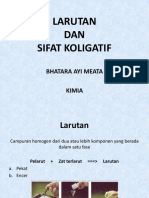 5. Larutan dan Sifat Koligatif