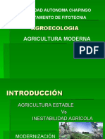 Agroecología - Agricultura Moderna