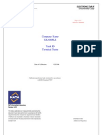 Electronic Table Calibration Doc