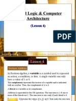Digital Logic & Computer Architecture: (Lesson 4)