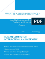 What Is A User Interface?: Usability Engineering: Process, Products, and Examples