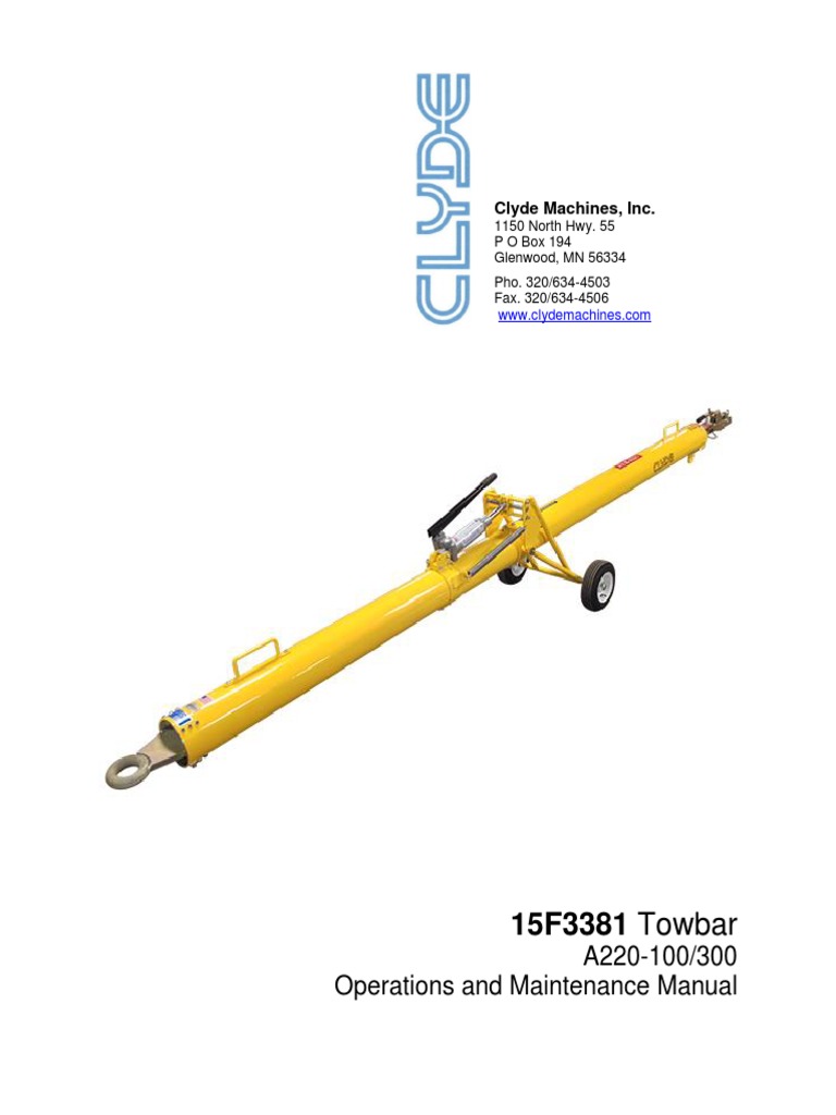 Clyde Model 15F3381 A220 100-300 | PDF | Valve | Piston