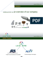 Welcome To An Overview of Our Company: High Power LED Lighting Solutions