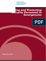 3335 LPreparing and Protecting Security Personnel in Emergency