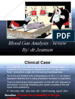 Blood Gas Analysis: Review By: DR - Jeansen