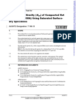 Bulk Specific Gravity of Compacted Hot Mix Asphalt (HMA) Using Saturated Surface-Dry Specimens