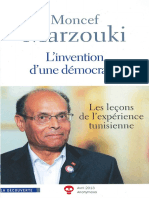 Moncef Marzouki l Invention d Une Democratie 2