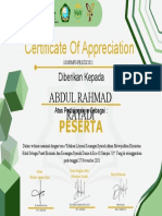 Sertifikat Peserta Webinar Nasional 2021 Abdul Rahmad Rayadi