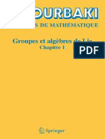 Groupes Et Algèbres de Lie_ Chapitre 1
