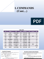 DML Commands