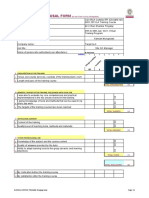 Course Appraisal Form (1 Tutor)