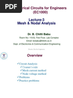 Lecture-3 Mesh & Nodal Analysis