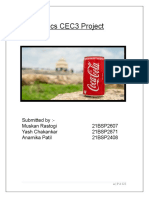 Report On The Coca-Cola