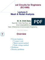 Lecture-3 Mesh & Nodal Analysis