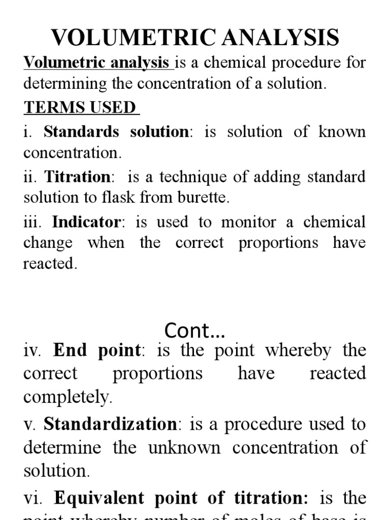 WHAT IS VOLUMETRIC ANALYSIS SIMPLE DEFINITION visual data 3