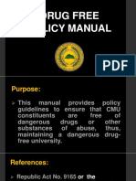 Drug Free Policy Manual