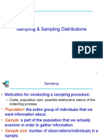 Sampling Sampling Distributions1